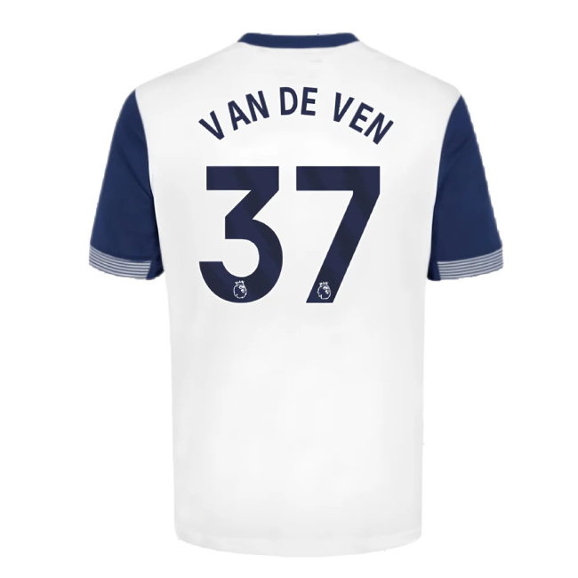 2024-2025 Tottenham Hotspur Home Shirt (Van De Ven 37)-SoccerKits Hub | Buy Soccer Jerseys Online
